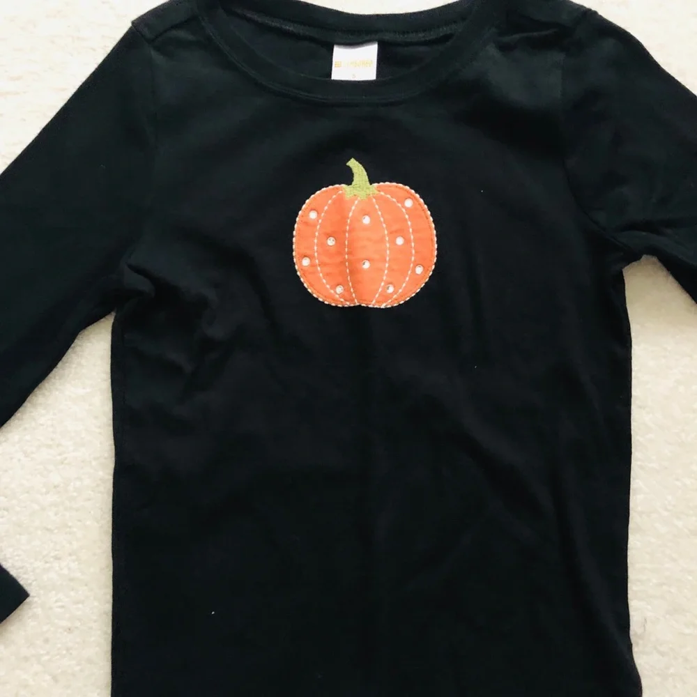 Gymboree Pumpkin/Fall Theme Shirt Size 5